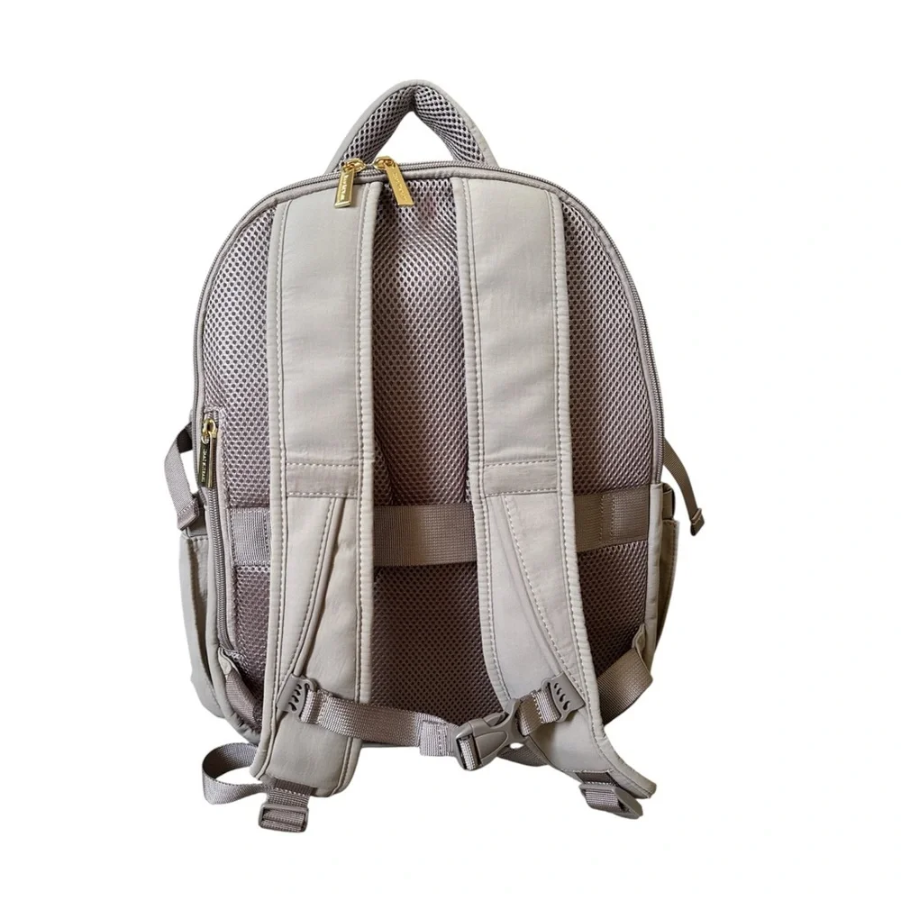 Isaac Mizrahi Spacious Travel Backpack Viral Laptop Essentials Holds Stanley Cup
